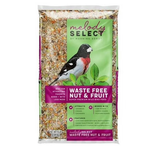 Morning Song Melody Select Series Waste Free Nut and Fruit Bird Food, 5 lb. Bag