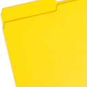 Smead Colored File Folder, 1/3-Cut Tab, Legal Size, Yellow, 100 per Box (17943)