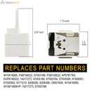 W10613606 Refrigerator Compressor Start Relay and Capacitor by Seentech - Compatible with Whirlpool, Kenmore, fridges. Replace Part Number: W10416065, PS8746522, 67003186 (1 Pack)