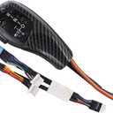 NewYall LED Illuminated Carbon Fiber Gear Shift Knob for BMW E90 E92 E84 E89 F30 120i 125i 128i 135i 130i 320i 323i 325i 325xi 330xi 328i 335i 328i xDrive Z4 328xi 335xi 330i 335d 335i xDrive X1