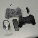 Retro Console, Wireless Retro Game Console, Plug & Play Video TV Game with 24600+ Built-in Games, 4K HD Output, and 2.4GHz Wireless Controller, 9 Classic Emulators Deep Black