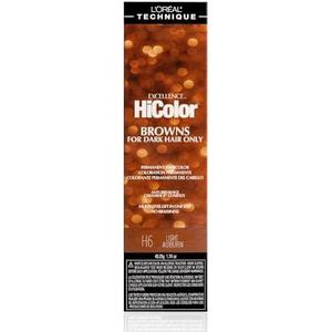 L'Oréal Technique HiColor Browns & Blondes Permanent Hair Color - Lifts Dark Hair in One Step Leaving No Brassiness, Rich and Smooth Creme Formula, Intense & Long-Lasting