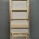 Dog Ramp for Bed, Upgraded 46.8" Long Portable Dog Ramp for Couch, Wood Folding Pet Ramp for All Breeds Large Old Dogs to Get on Bed, 5 Adjustable Heights 14.8" to 26.2" (Wood, Up to 150lbs)