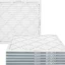 Amazon Basics 20x20x1 Air Filter 6-Pack, MERV 11 AC Furnace Filters, Dust, Pet, Allergen Control , Electrostatic (Actual Size: 19.75 x 19.75 x .75)