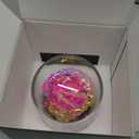 Valentines Day Rose Gifts for Her Women Birthday Gift, Galaxy Glass Rose Forever Eternal Crystal Flowers Roses in Glass Dome with Butterfly Valentine Gifts for Women Daughter Mom Wife Girlfriend Pink