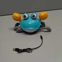 control future Crawling Crab Baby Toy - Infant Tummy Time Toys 3 4 5 6 7 8 9 10 11 12 Babies Boy 3-6 6-12 Learning Crawl 9-12 12-18 Walking Toddler 36 Months Old Music Development 1st Birthday Gifts (Green)