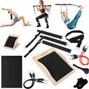 5-in-1 Pilates Board, Foldable Pilates Reformer Equipment  Multi-Purpose Portable Home Workout Kit for Full-Body Workout, Fitness, Exercise, Abs, Core Equipment