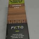 8 PCS Acacia Wooden Utensil Set with Holder, Spoon Rest, Durable Wooden Spoons for Cooking, Heat-Resistant, Comfort Grip,Easy to Clean, Non-stick Friendly, Ideal for Gifting