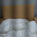 CLOTHKNOW White Ruffle Queen Comforter Set Farmhouse Bedding Comforter Sets Shabby Chic Comforter Soft Comforter with 2 x Pillow Cases