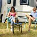 VILLEY Folding Camping Square Table, Portable Aluminum Table, Medium