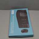 Wireless Keyboard and Mouse Combo,2.4G Full Size Wave Keys Ergonomic Keyboard with Wrist Rest for Natural Typing, 3 DPI Adjustable Ergonomic Silent Mouse for Computer/Laptop/Windows/Mac (Black)