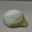 Ceramic Spoon Rest for Kitchen Counter & Stove, Large Spoon Holder for Cooking Utensils, Heat-Resistant, Nonstick, Easy to Clean, Modern Kitchen Decor, Gradient Green