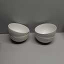 LE TAUCI Large Soup Bowl 42 OZ, Ceramic Kitchen Bowl Set for Soup, Pho, Chip, Pasta, Fruits, Salad, Noodle and Ramen- 7 Inch, Set of 4, Arctic white