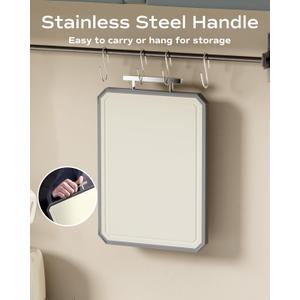 Snow Clad Stainless Steel Cutting Board 11" x 15"