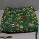 vctops Farmhouse Bird Print Chair Cushions with Ties U-Shaped Soft Comfortable Chair Pads Non Slip Seat Cushions for Indoor Dining Room and Kitchen Chairs (Green,16"x16")
