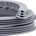 Flexible EPDM Rubber Strip (50 ft Long and 3/4 inch Wide) for Concrete Crack Repair and Replacement - Weather and Aging Resistant Expansion Joint Filler for Driveways and Sidewalks