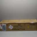 5FT Faux Magnolia Plants Artificial Flower Trees Fake Plants For Yard Patio Home Office Arrangement Decor Indoor Outdoor Artificial Magnolia Tree Inc. 120 Realisc Flowers Vivid Leaves Mosses White Pot (9in)