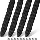 Upgraded Nerf Bar Replacement Pads Fit for 3" Round Tubes with 5 Holes, 21" X 3" 21" Long x 3" Wide Step Pad with 20 pins, Set of 4