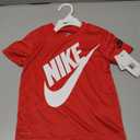 Nike Boys' Dri-FIT Sportswear T-Shirt  (Black/University Red), 4T