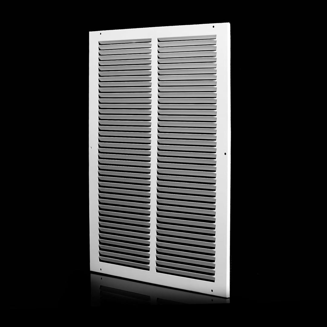 14x20 Return Air Grille(Duct Opening Size),Air Return Vent Cover,Flat Return Air Grilles,Cold Air Return Vent Cover,14x20 Air Return Grille,Outer Dimensions:15.75"Wx21.75"H(14"W x 20"H, Duct Opening)