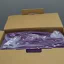 Sunshine Nicole Distressed Velvet Comforter Set, Distressed Velvet Face and Brushed Solid Microfiber Reverse, with Light Weight Soft Poly Fill, 5 Pieces Purple, King