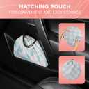 Carbella Auto Sun Shade and 2PC Car Floor Mats Sunset Translucent Rainbow All Weather Heavy Duty Trim to Fit Most Cars, Vans, Trucks & SUVs,