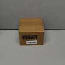 Amber Glass Qtip Holder, Apothecary Jar,Qtip Dispenser with Metal Lid & Stickers- 3Pack Containers,Vanity Canister Organizer Storage,Bathroom Accessories Set for Cotton Swab, Ball, Pad, Floss