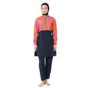 5 Piece Hijab Swimsuit for Women | Water Repellent Top, Leggings, Bonnet, Scarf and Bustier Burkini | Modest Clothing, XXL 