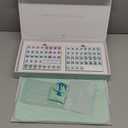 American Mahjong Tile Set, 160 Green 4 Layer Mah Jong GameTiles with Tile Bag, Gift-Ready Storage Box, 4 Dice with Pouch, Mahjong Travel Tiles Set, Western Mah Jongg, Majong, Majiang