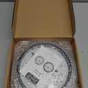 La Crosse Technology WT-3102S Atomic Analog Wall Clock, 10", Silver