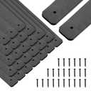29.5 Inch-75 Pack Deck Railing Kit,Square Aluminum Deck Railing with Screws, Deck Balusters for Outdoor Steps and Porch Railing for Hand Rail, Black