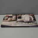 Dark Gray Dish Drying Mats 20" x 15", XL Kitchen Drying Mat for Counter, Microfiber Dish Dryer Mat, Microfiber Dish Rack Mat, Foldable Dish Drying Pad for Dishes, Pots, Pans (Dark Gray)