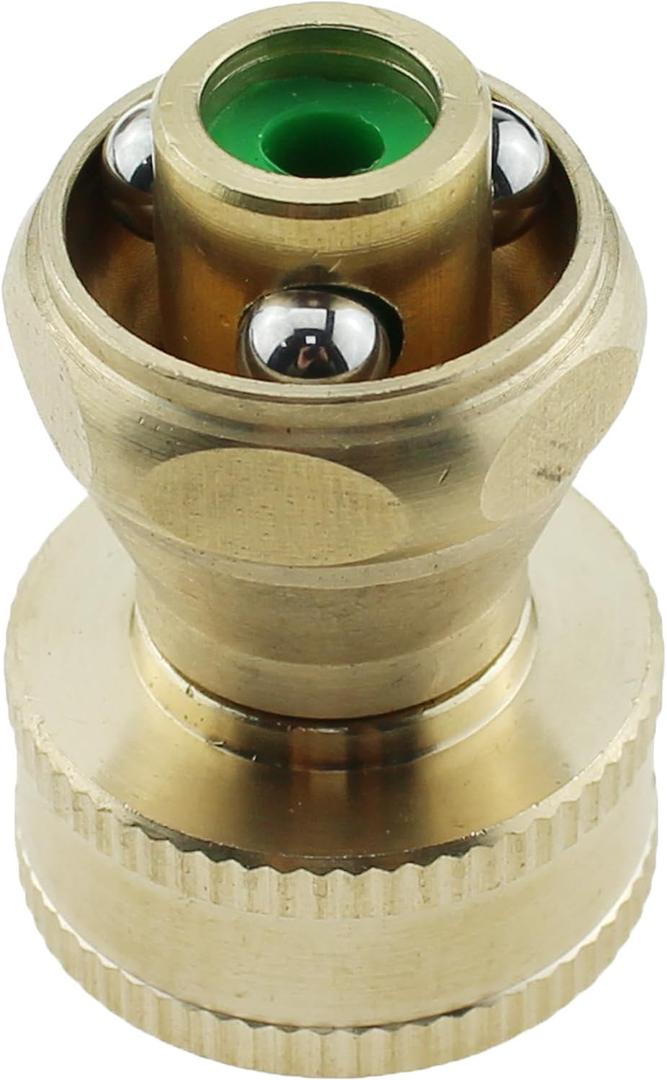 TAODAN Brass 3/4inch High Pressure Hose Adjustable Nozzle Hose Nozzle Garden Adjustable Twist Sprayer for Watering Garden Cleaning Fence Washing Floor