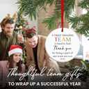 Christmas Team Gifts for Employees - Ceramic Christmas Ornaments 2025 for Tree Decorations - Group Gifts for Coworkers, Coworker Gift for Work Bestie, Thank You Gift for Coworker Boss Employee