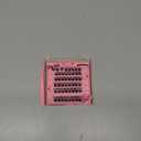 Cluster Lashes 72 Pcs Lash Clusters DIY Eyelash Extension Individual Lashes D-16mm Thin Band Easy to Apply at home Lashes (Adore, D-16mm)