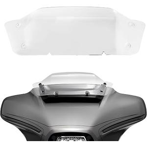 5" Windshield Windscreen Wind Splitter Compatible for Harley Davidson CVO Street Glide FLHXSE 2023-2024, Street Glide FLHX 2024-Later, Clear (Vertical 5", Horizontal 7")