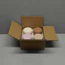 Overnight Oats Containers with Lids, 10oz Glass Jars with Lids 4 pcs, Wide Mouth Mason jars for Salad, Yogurt, Snacks, Meal Prep (Multicolor)