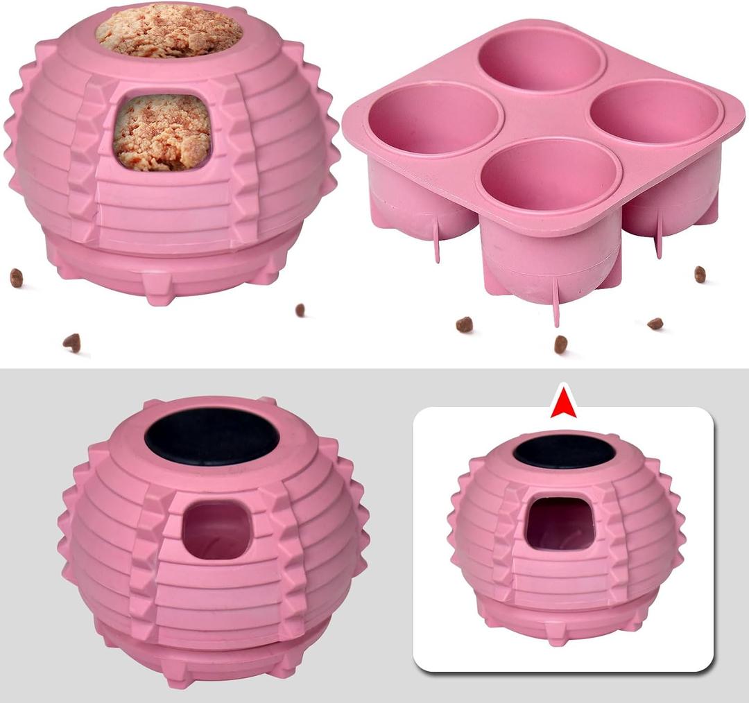 XHX Long-Lasting Interactive Dog Toy to Keep Your Pup Distracted - Safe for Dogs - Low-Mess Design - Dog Toys for Small Dogs 10-25 lbs (Pink, Small) XHX Long-Lasting Interactive Dog Toy to Keep Your Pup Distracted - Safe for Dogs - Low-Mess Design - Dog Toys for Small Dogs 10-25 lbs (Pink, Small)