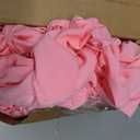 Kinlop 50 Pcs Spandex Chair Sashes Bows Chair BanB0C3V1RSWZds Slider Sashes for Covers Elastic Bands Ties Without Buckle Decorations for Wedding Party Events Ceremony Birthday(Pink)