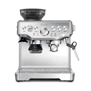 Breville BES870XL Barista Express Espresso Machine, Brushed Stainless Steel
Craft café-quality espresso shots, lattes and cappuccinos at home with this manual coffee maker with built-in grinder