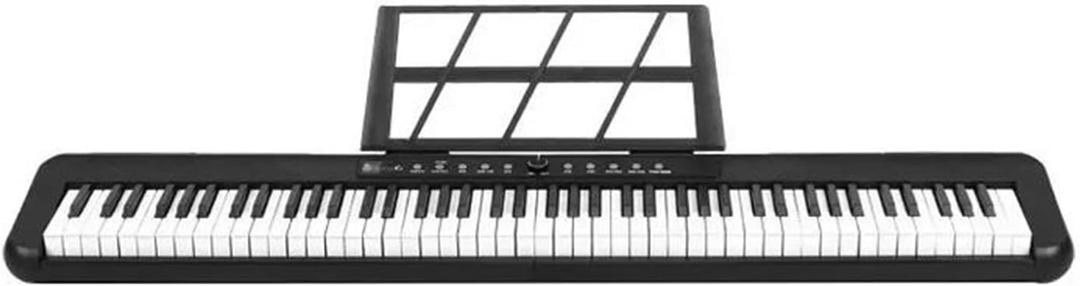 Electronic Piano Instrument Adult Portable 88 Key Electronic Piano Organ Strength Keyboard Arrangement(Style A)