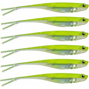 Soft Plastic Bait 3/4/5-inch Fluke Lure Jerk Baits Shad Minnow Drop Shot Mid-Stroll Saltwater Fishing Bass Fishing