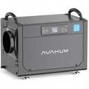 120 Pint Crawl Space Dehumidifier Commercial Energy Star Efficient Certified Dehumidifier for Basement,Whole House with Drain Hose,Large Capacity, Water Damage Unit,Portable, Auto Defrost (GREY)