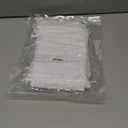 Crweety 50 Pcs White Organza Bags 6x9 Inches, Large Mesh Gift Bags Drawstring, Jewelry Pouches Treat Sachet Goodie Mesh Bag Drawstring for Wedding Party Favors Baby Shower & Easter Gifts (1 Count (Pack of 50))