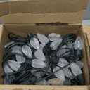 Minetom Smart C9 Christmas Lights Outdoor, 150 LED 164FT Christmas Color Changing Fairy Lights App Control, Music Sync, 105 Preset Modes, Connectable RGB C9 String Lights for House Indoor Xmas Decor