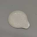 Farmhouse Ceramic Spoon Rests Holder for Kitchen Counter Stove Top (White-A3)