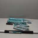 20 Foot High Reach Duster Kit with 5-12FT Extension Pole High Ceiling Dusting and Window Cleaning Kit with Telescopic Pole Window Washer&Squeegee,Cobweb Duster,Fan Duster and Feather Duster