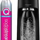 SodaStream Terra Sparkling Water Maker (Black) with CO2 and Dishwasher Safe Bottle