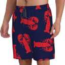 Boardshorts Red Lobster Men's Quick Dry Swim Trunks Beach Shorts, M