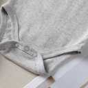 Viuluti Beautiful 2037 Baby Boy Girls Onesie Short Sleeve Bodysuits Infant Cute Romper Perfect Handicraft (Gray)